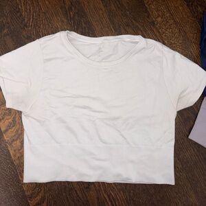 Aerie OFFLINE White Sidewalk Short Sleeve Top